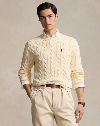 Cable-Knit Cotton Jumper