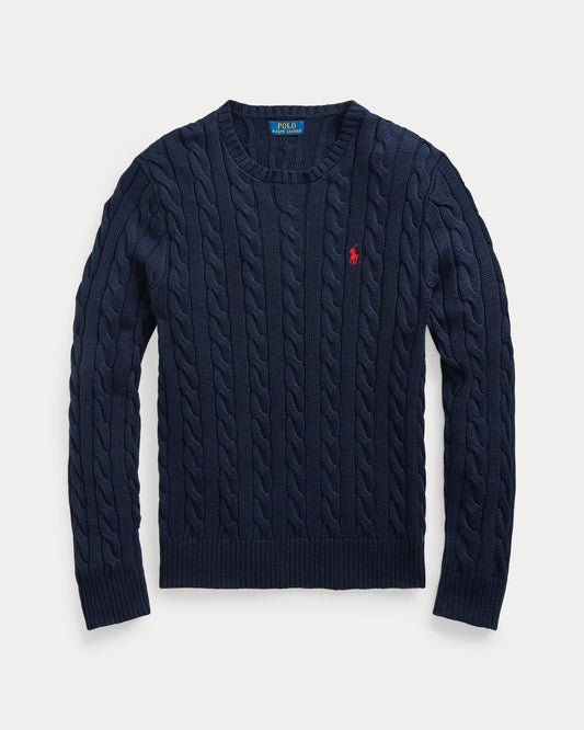 Cable-Knit Cotton Jumper