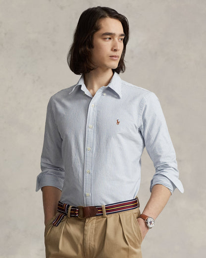 Custom Fit Striped Oxford Shirt